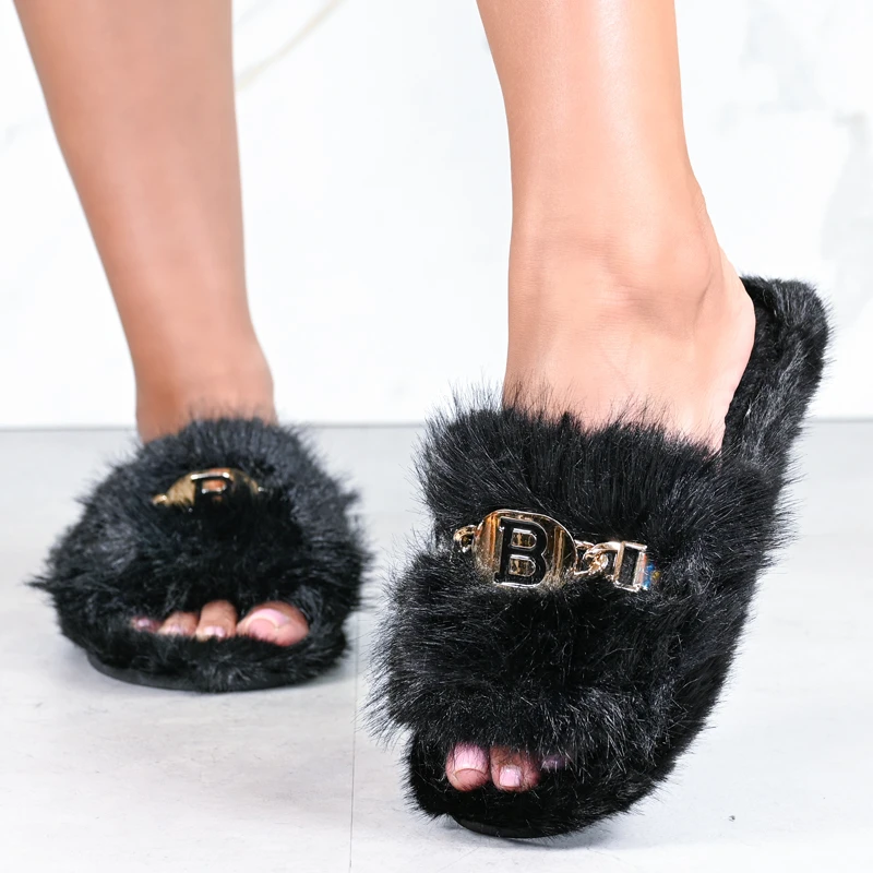 Дамски пантофи 52002 Black