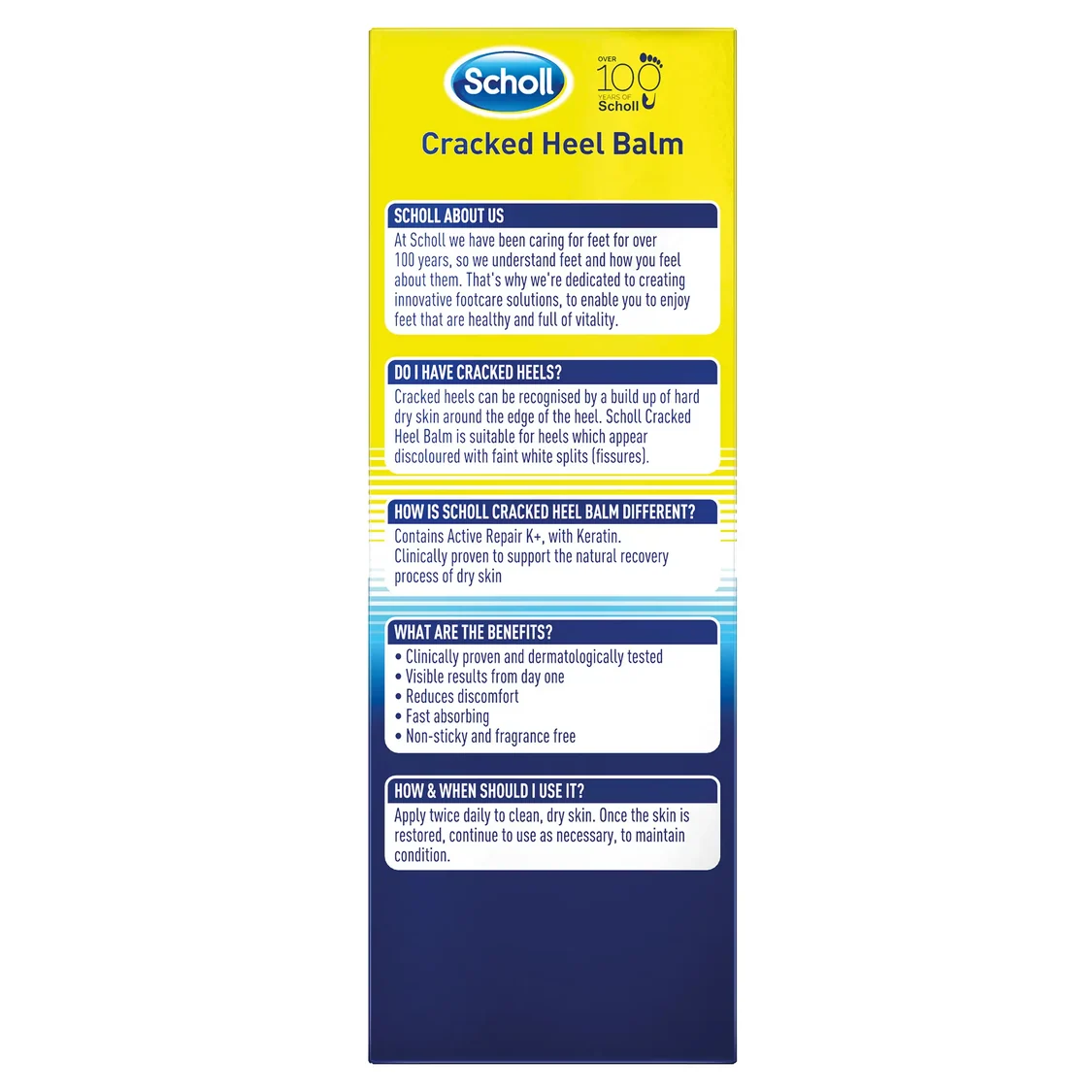 SCHOLL KREMA ZA RAZPOKANE PETE Active Repair K+ s 25% ureo, 60 ml