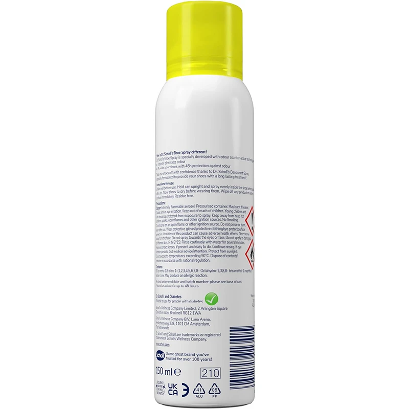 SCHOLL EXPERT CARE DEODORANT V PRŠILU ZA ČEVLJE 150ml