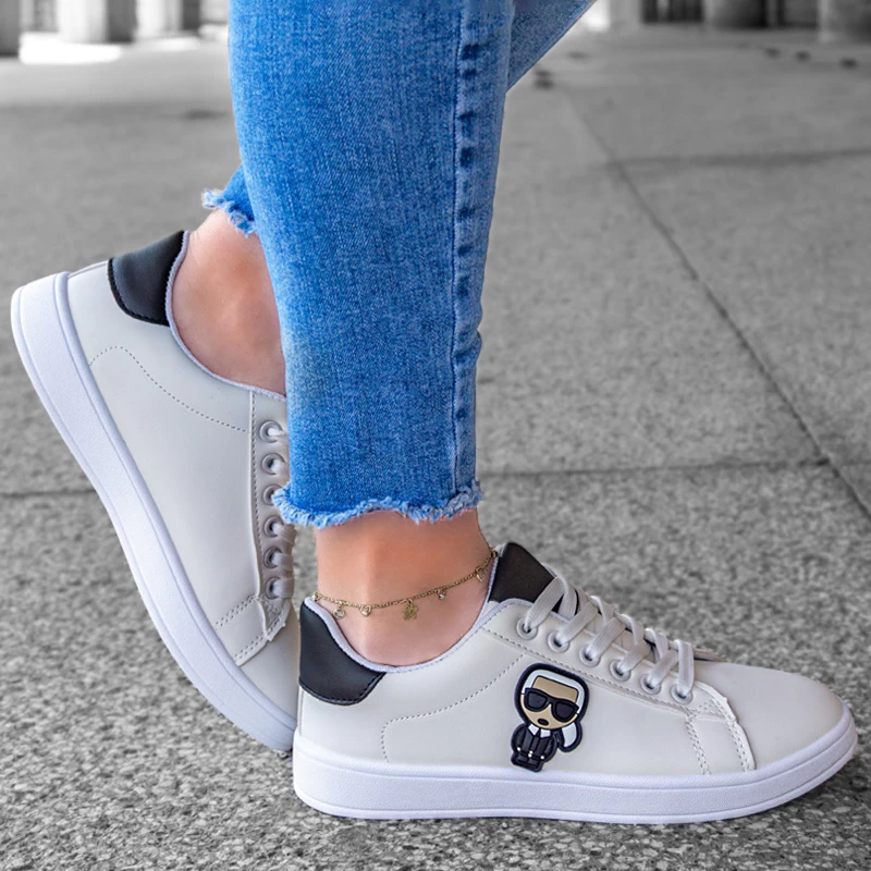 Sneakers KL 3417-2 white/black