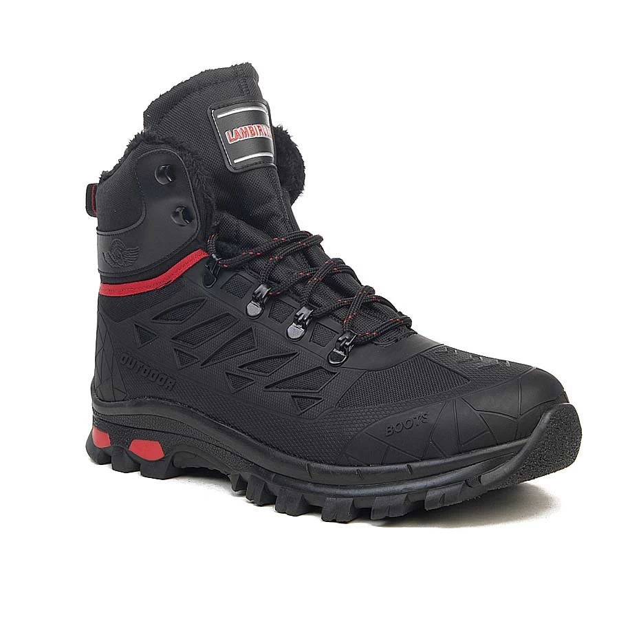 Ανδρικές μπότες Lambirlent 3040 black/red