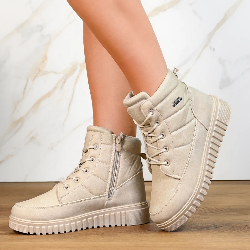 Casual γυναικείες μπότες B3130-3 Beige